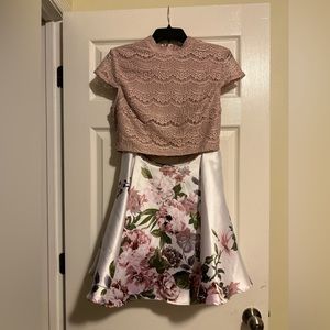 2 piece formal dress worn once sz 11